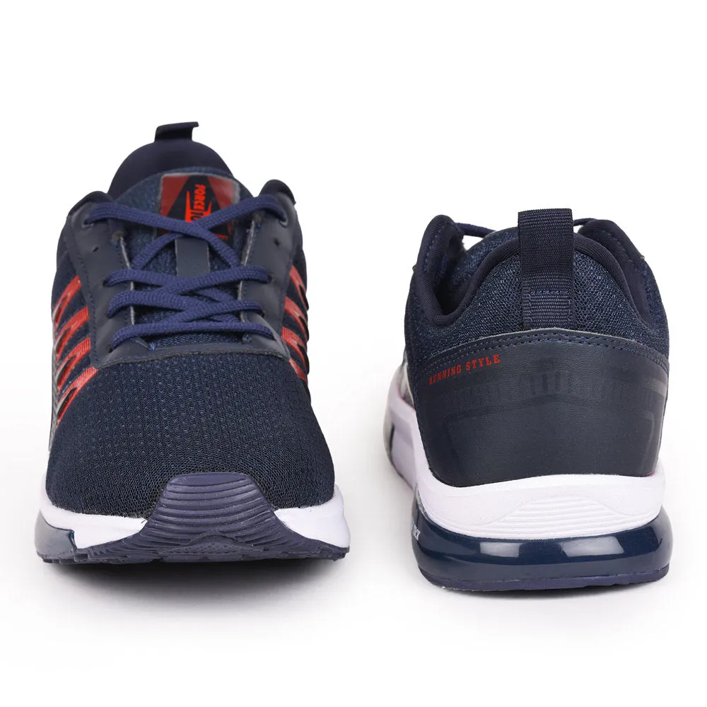 toe - box cold weather running shoe situation Force 10 Men Navy Blue Sports Running Shoes(GOLFER)