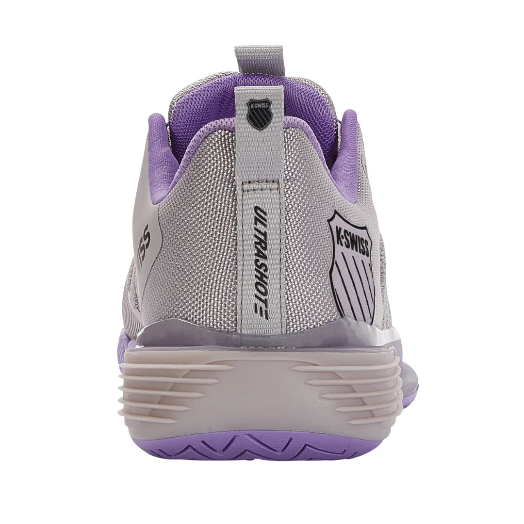 Supportive K Swiss Ultrashot 3 Women Tennis Shoes  - Rain/Purple/Moonless