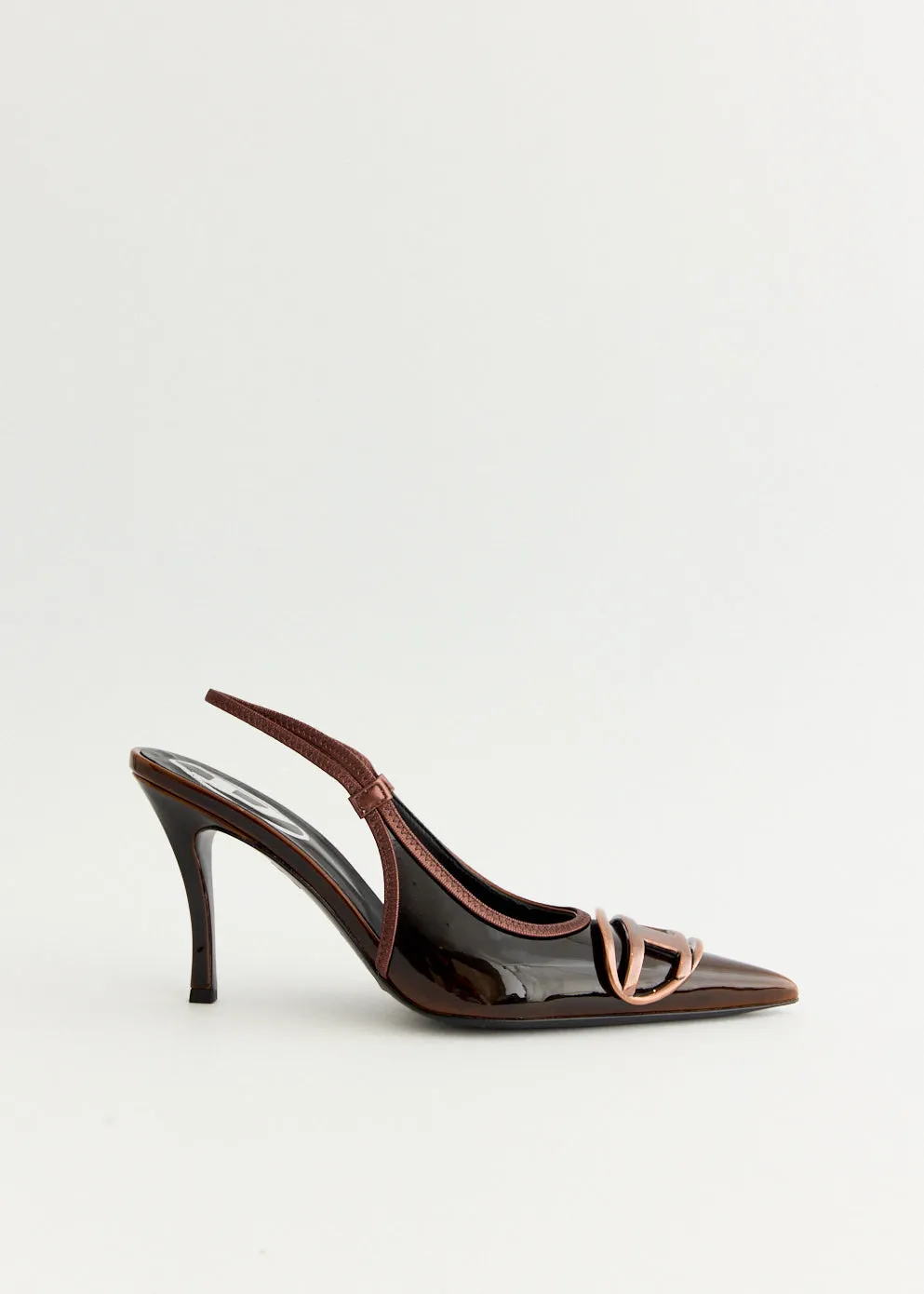 Comfy All Flat Grip Silence Step D-Venus SB Logo Pumps