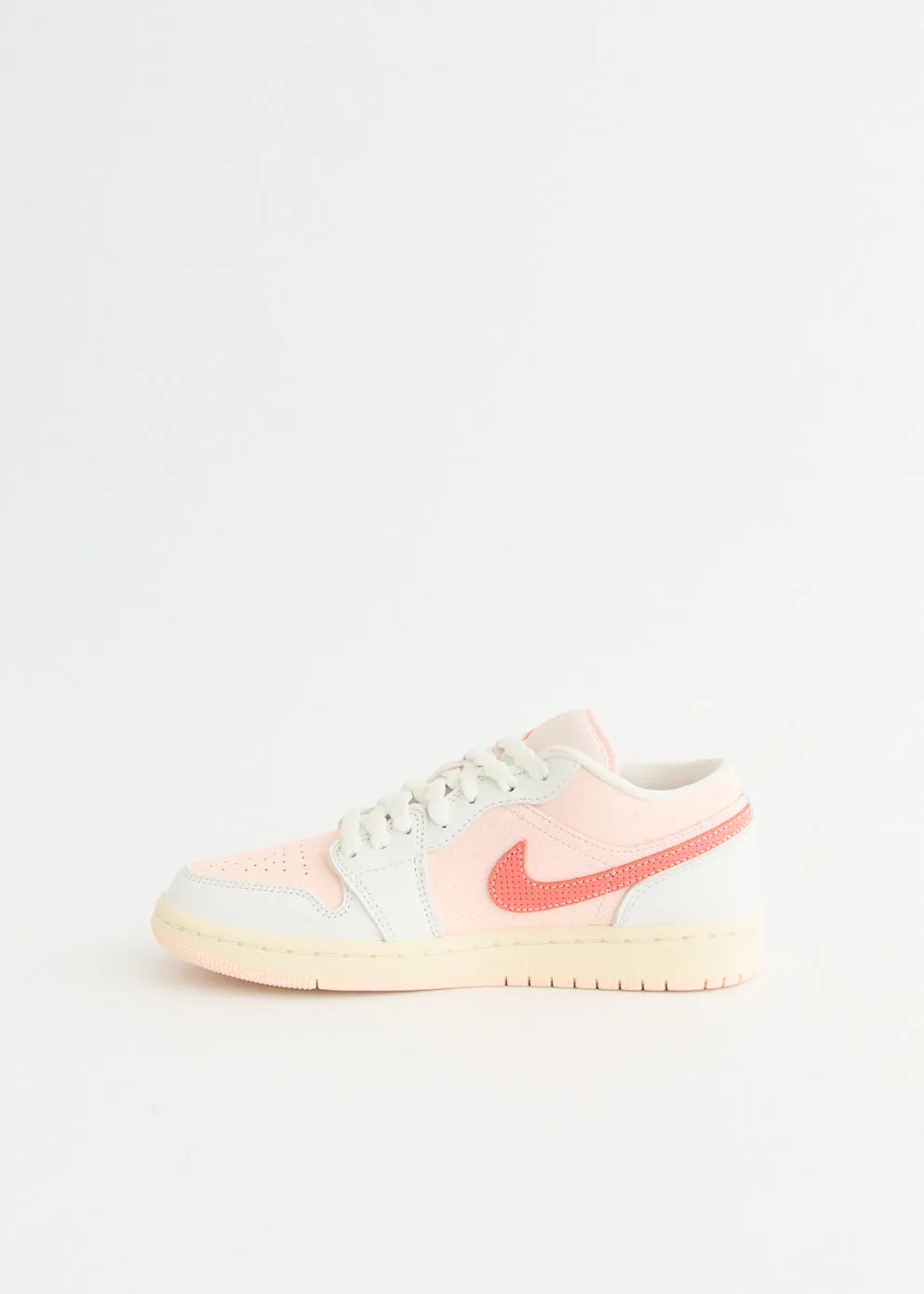 Feel Good City Stroll Women's Air Jordan 1 Low 'Strawberry Milkshake' Sneakers