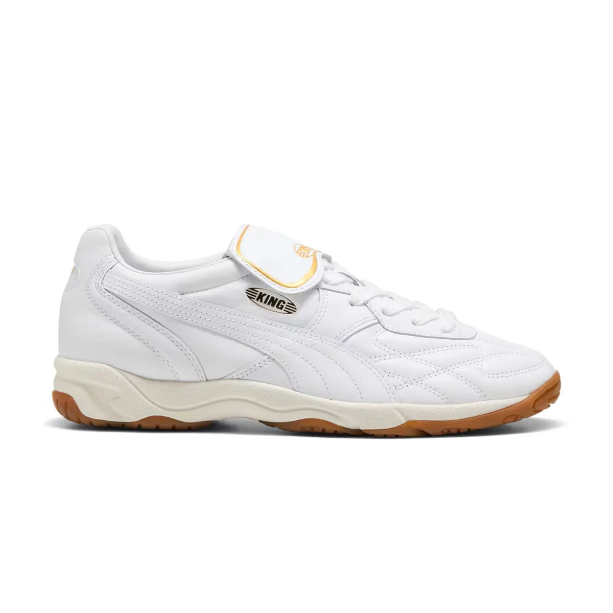 King Indoor 'Puma White Frosted Ivory' Pressure Distribution System Padded Heel Counter