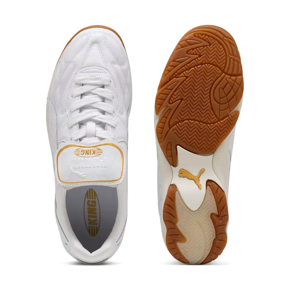 Bendable Heel Counter Cross Training Optimized King Indoor 'Puma White Frosted Ivory'