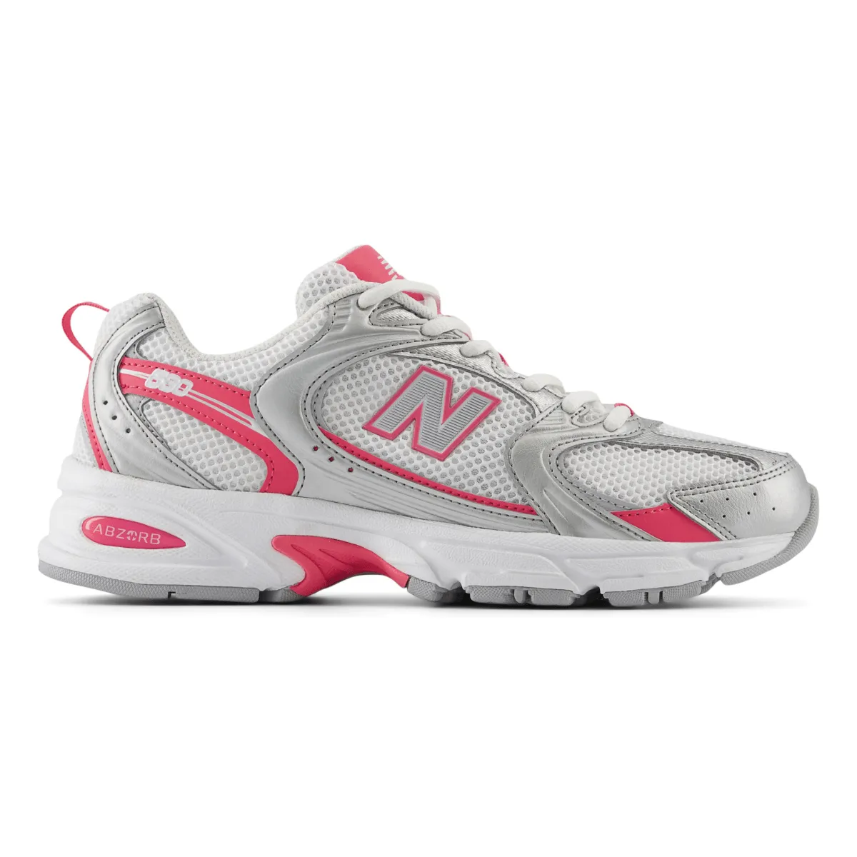 Sport Street New Balance Men's U530RSB Silver Metallic/Dragon Berry/White