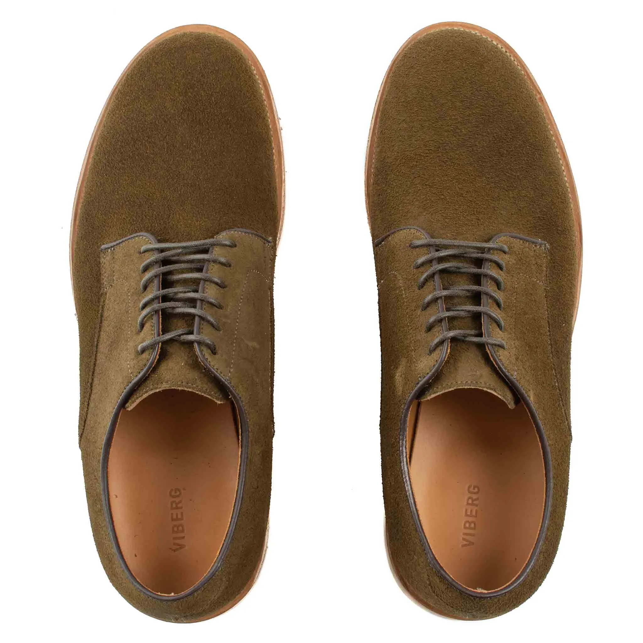Outfit Boost Viberg Mushroom Chamois Roughout Derby Shoe
