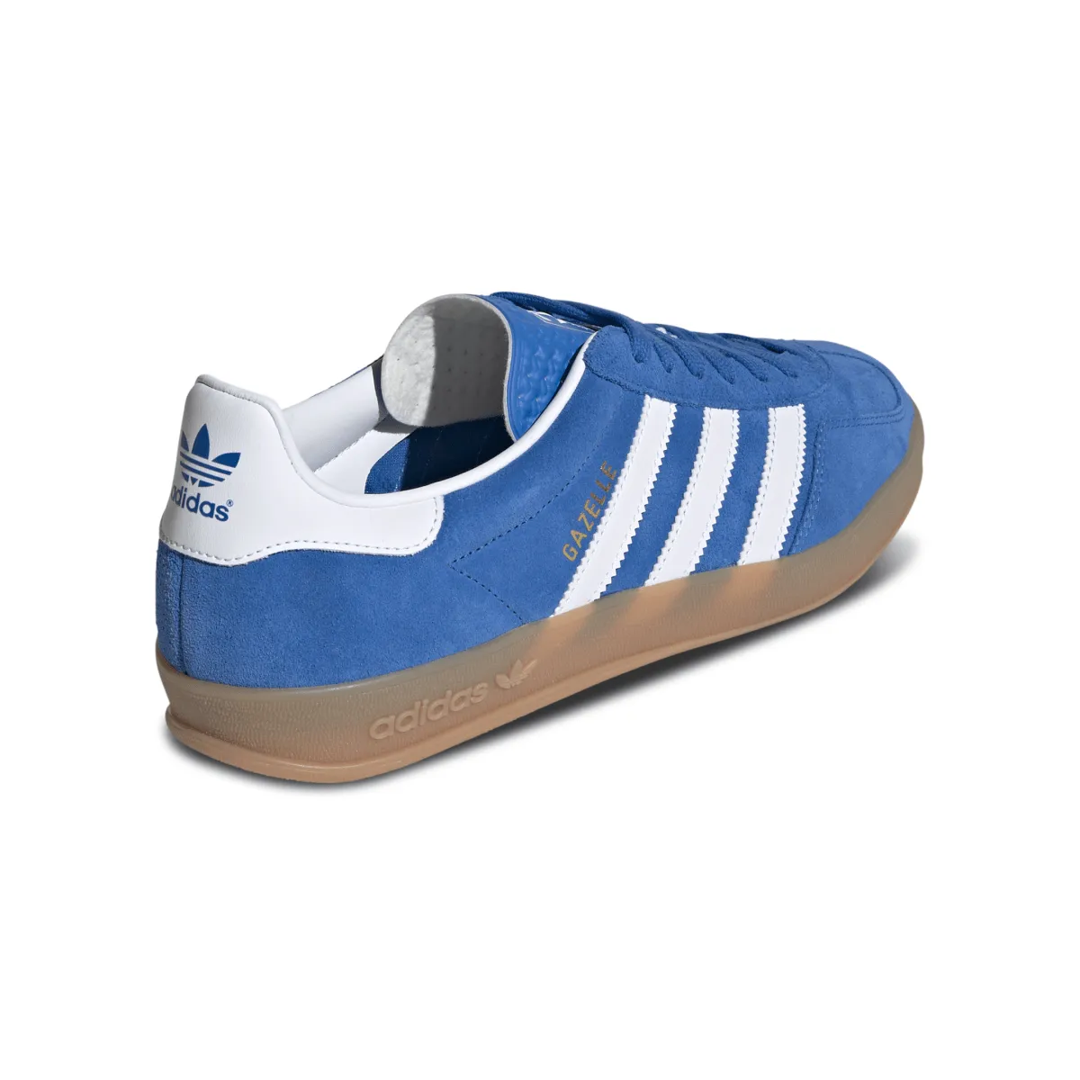 Adidas Men's Gazelle Indoor Blue Bird/Cloud White/Gum Chic Mood Daily Ready
