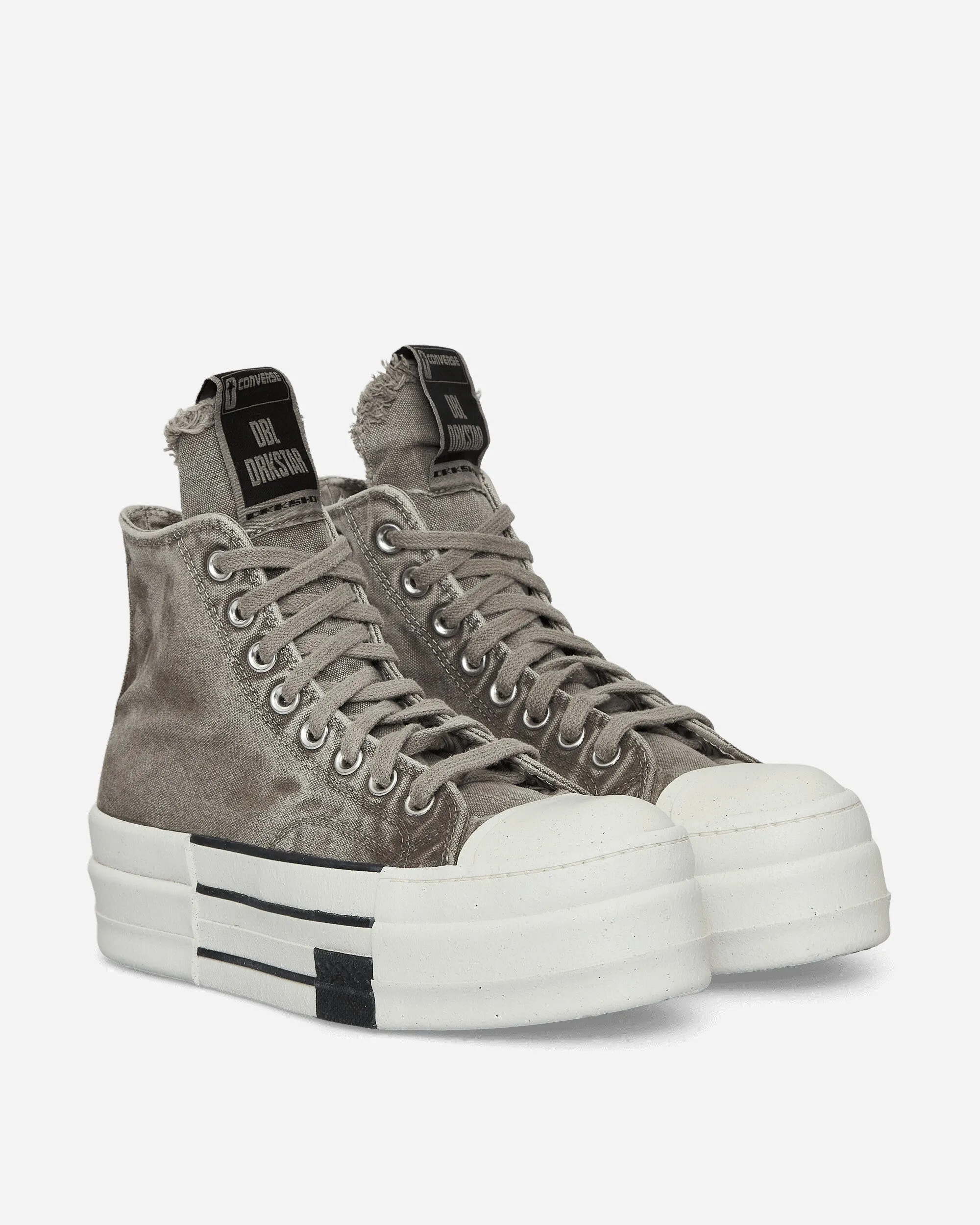 DRKSHDW DBL DRKSTR OVERDYE Chuck 70 Hi Sneakers Concrete Breathable fabric
