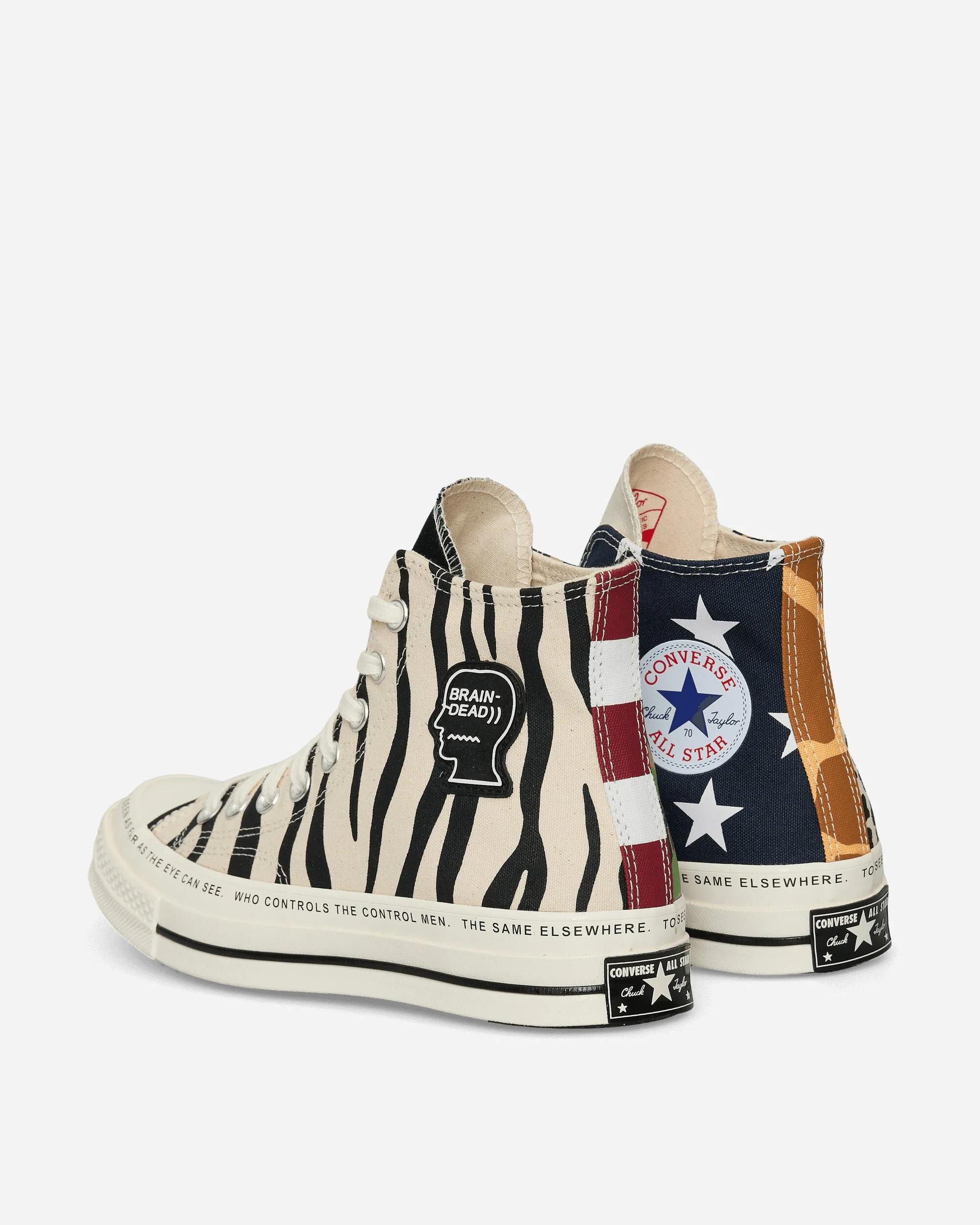Brain Dead Chuck 70 Sneakers Egret / Black / Multi Light   weight   design Oasis Run