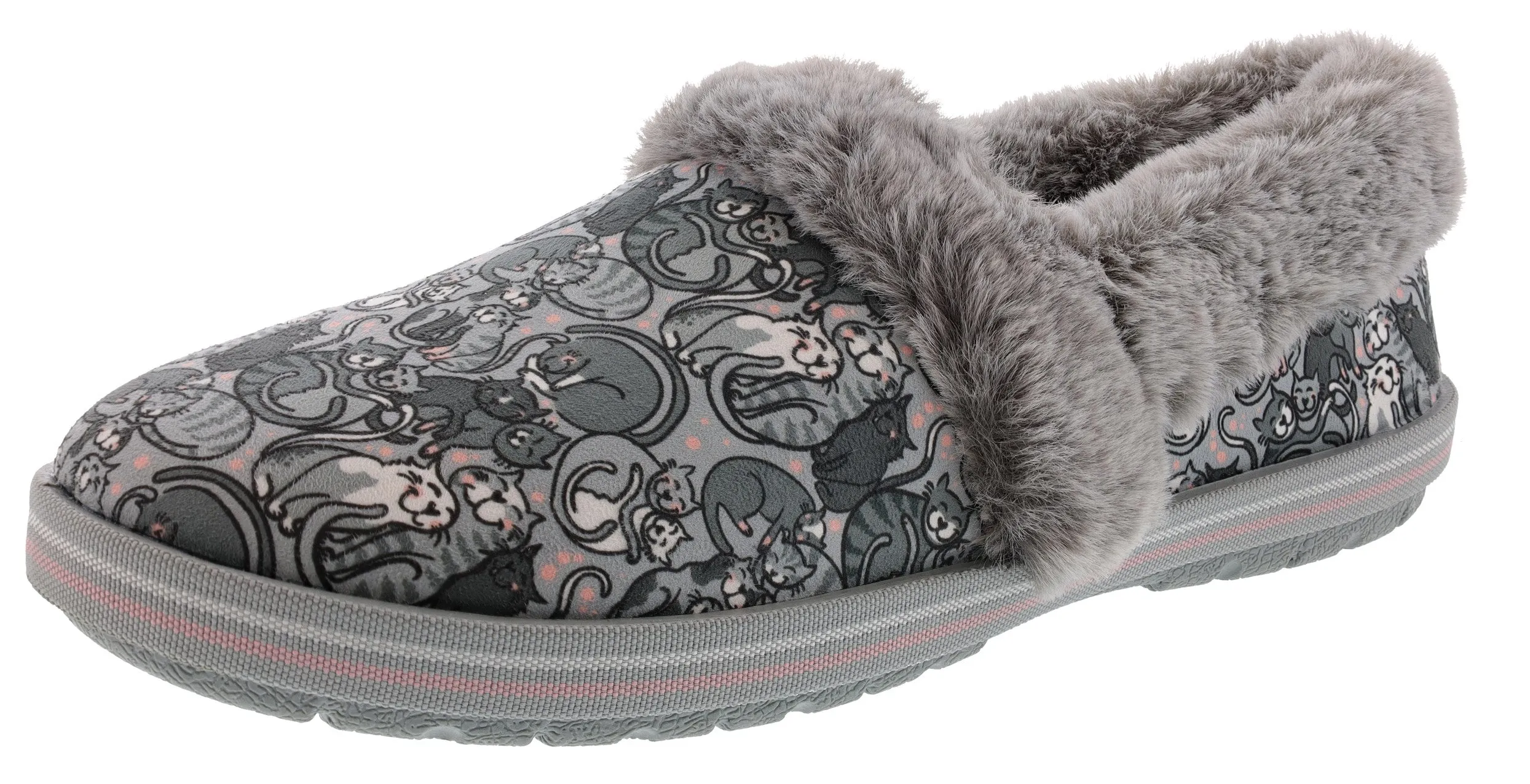 Trendy Fit Motion Ease Skechers Bobs Women's Too Cozy Little Spoon Memory Foam Slippers