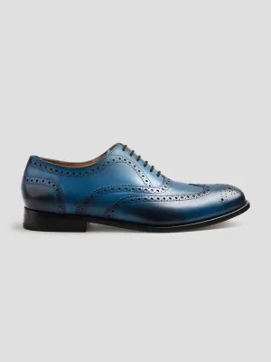 Nicholas Wingtip Oxford - Blue Modern Comfort