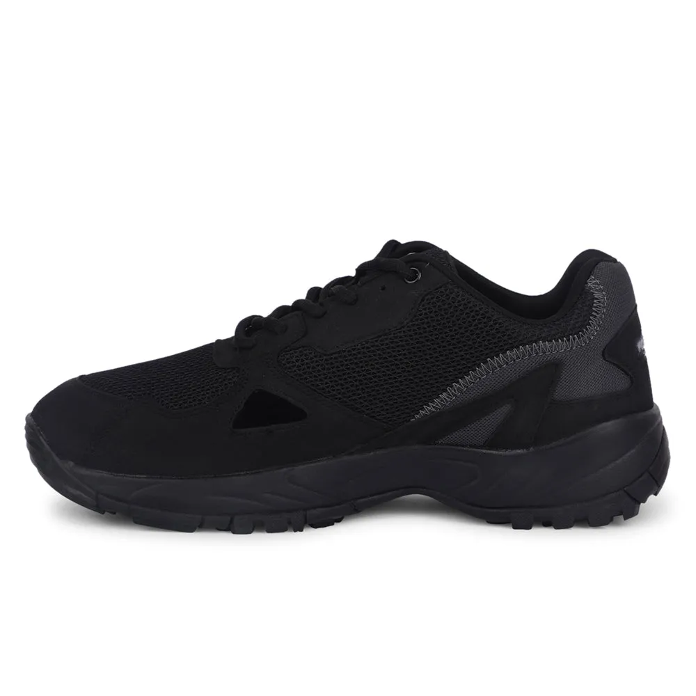 running for fitness Foot Impact Force 10 By Liberty Men Sports Running Shoes - Black (NORWAY-5)