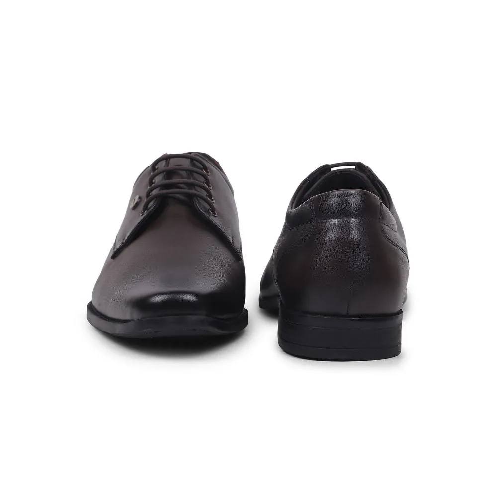 Boardroom Oxfords Fortune By Liberty Men LB31-01E Brown Formal Lacing Shoes