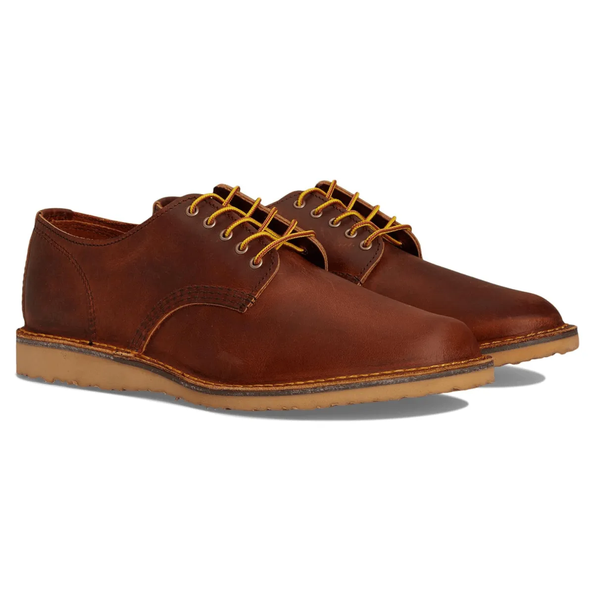 evening walk Red Wing Men's 3604 Weekender Oxford Copper Leather