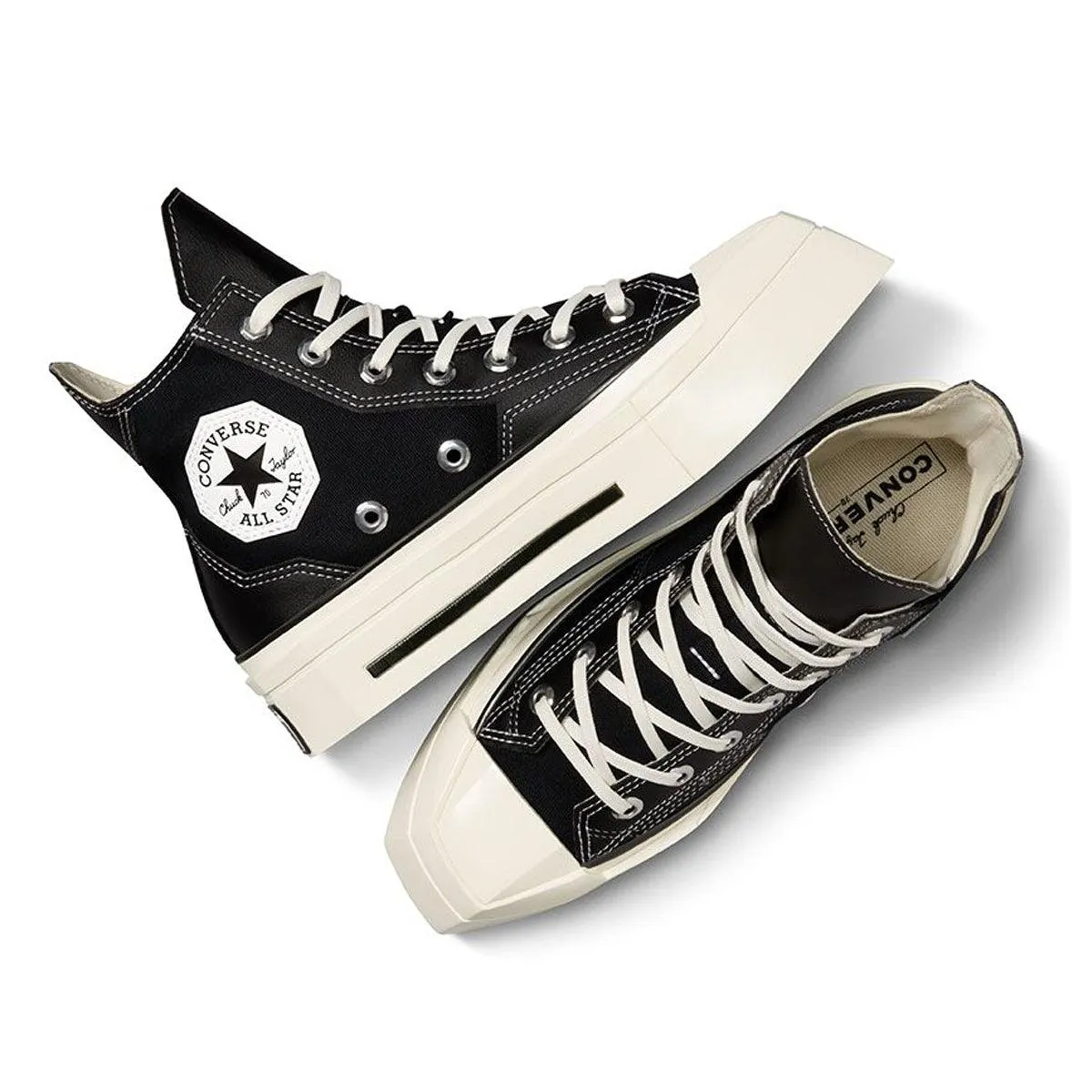 Chuck 70 De Luxe Squared 'Black' Secure fit