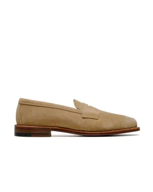 City Utility Flex Step Alden Penny Loafer Tan Suede 5733F