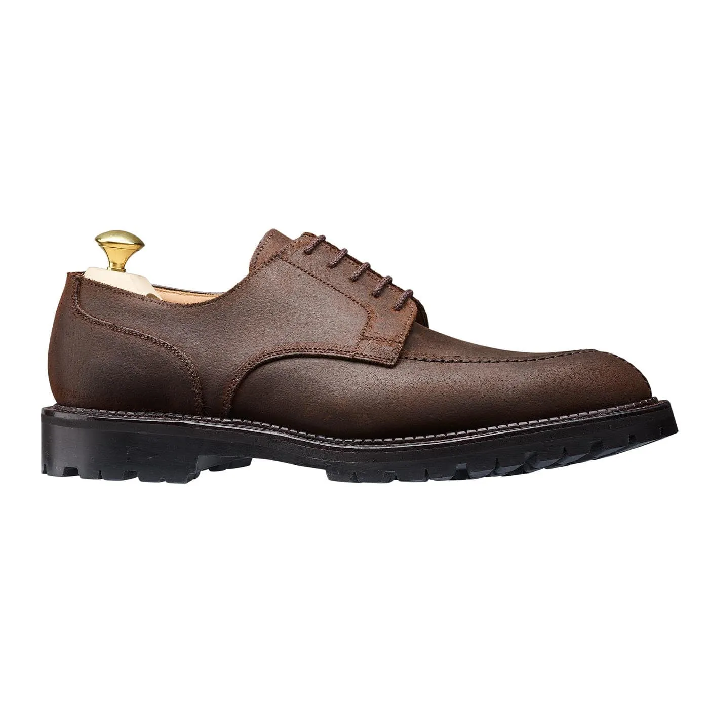 Elegant Minimal Design Denver Dark Brown Rough-Out Suede