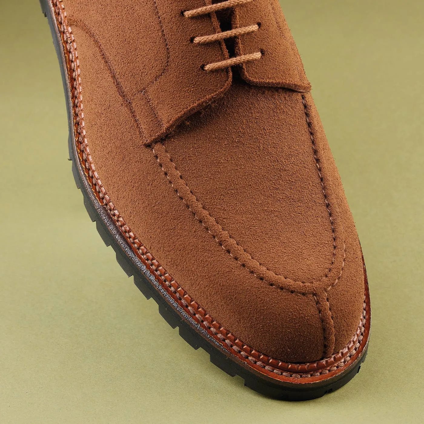 Denver Tobacco Deer Skin Suede Street Ready Chic Shoes