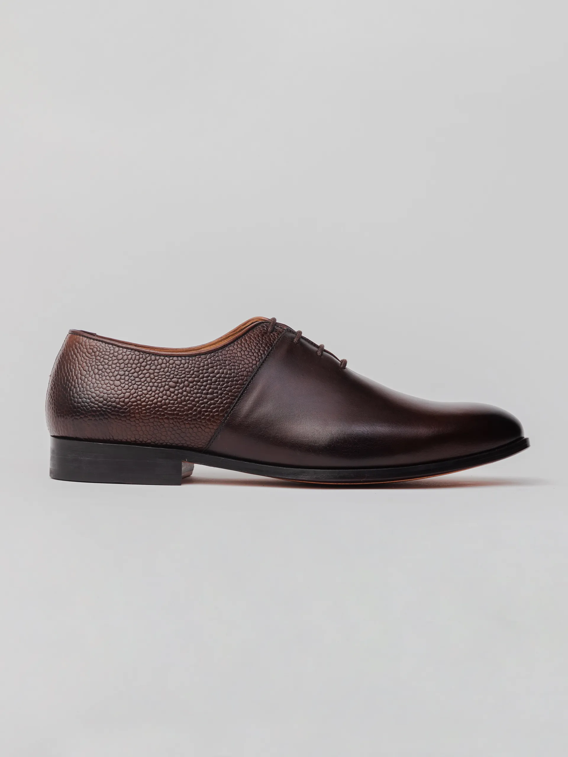 Nomad Textured  Oxford - Dark Brown Timeless Style Business Ready