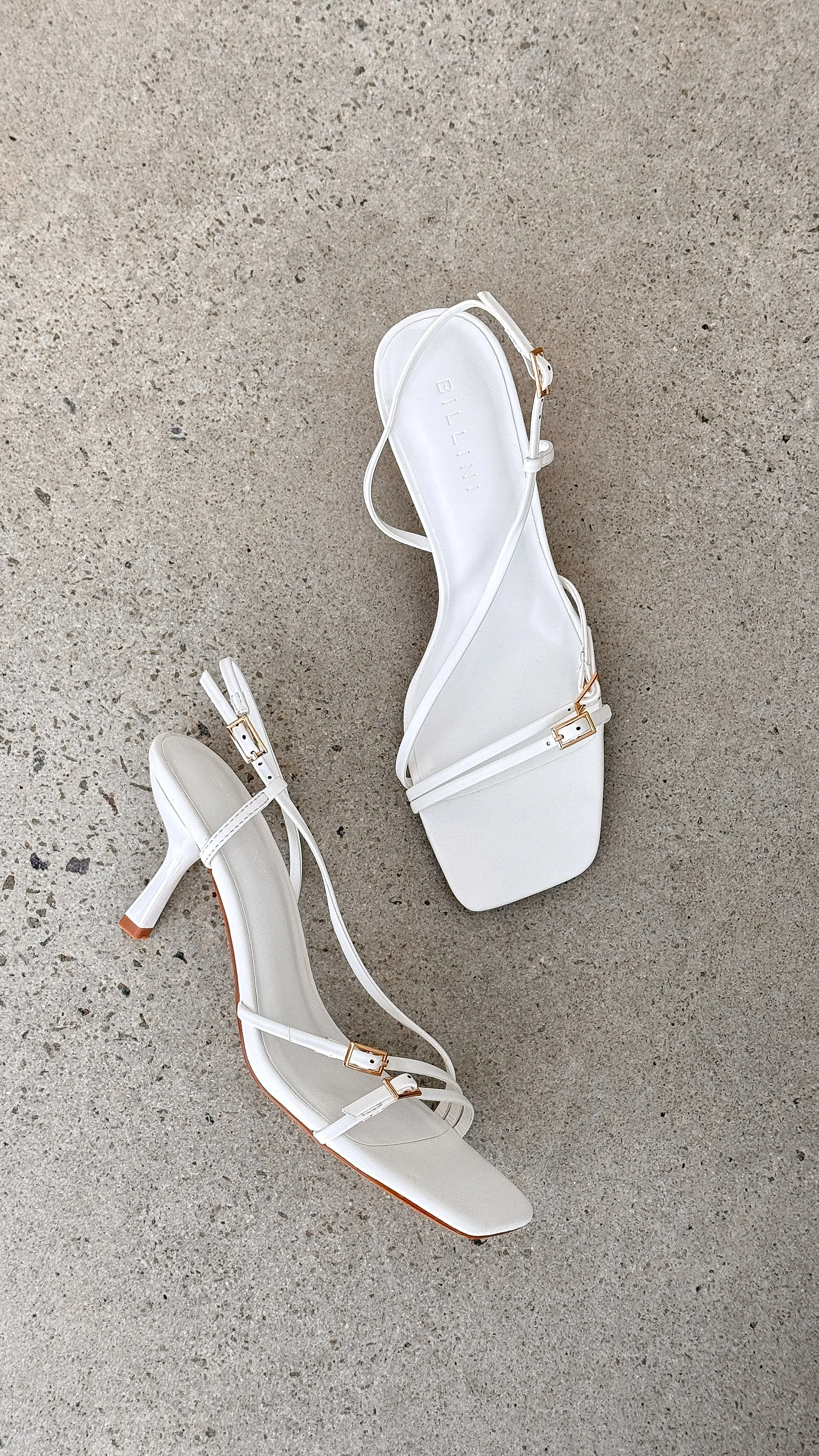 Comfort Boost Date Spark Toshie Heel - White