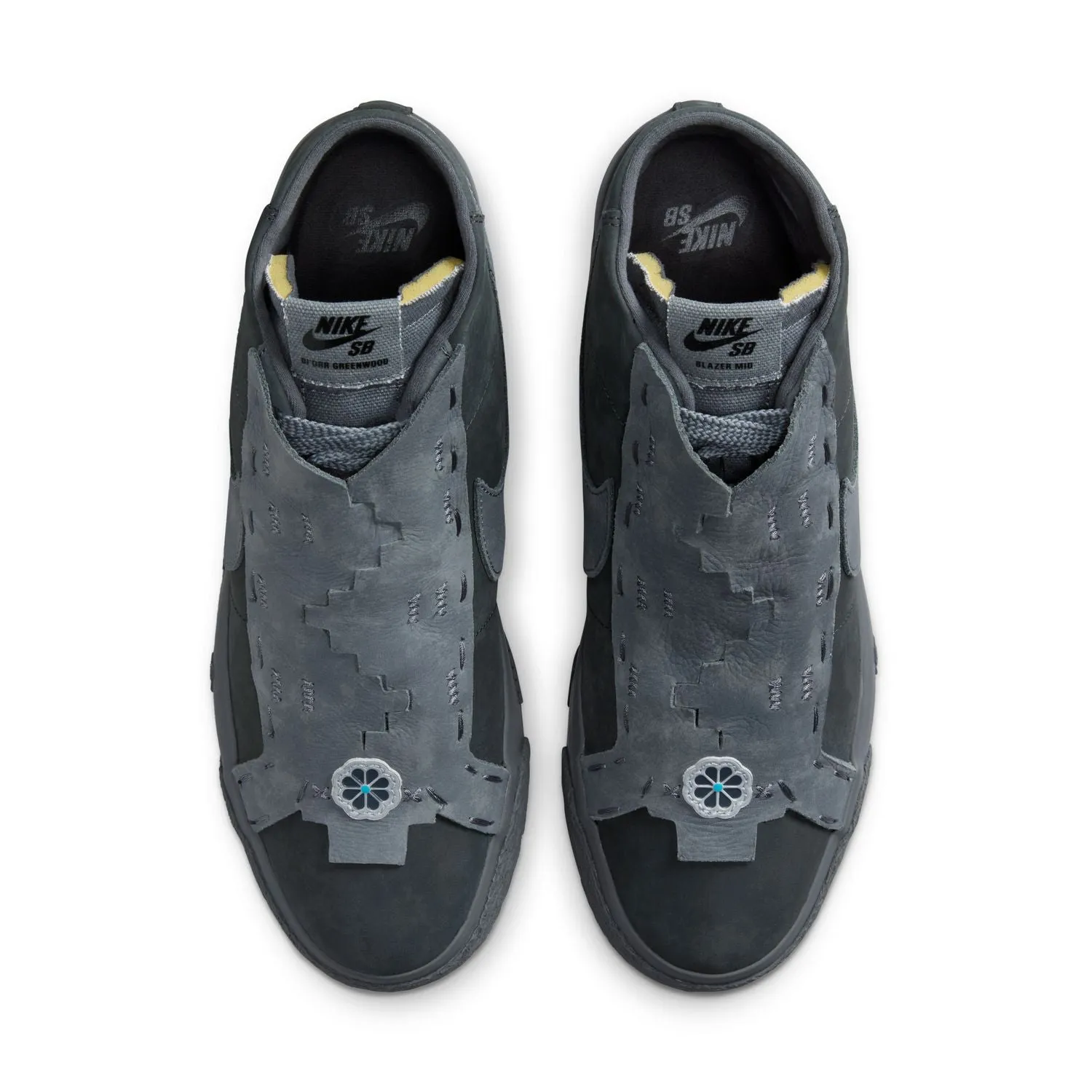 Grounded Steps   Di??orr Greenwood Zoom Blazer Mid QS 'Dark Smoke Grey'