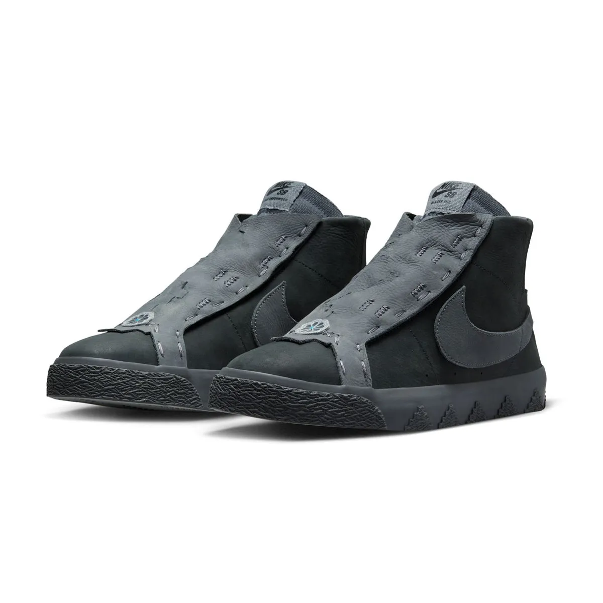 Sculpted durability Hybrid Wear   Di??orr Greenwood Zoom Blazer Mid QS 'Dark Smoke Grey'