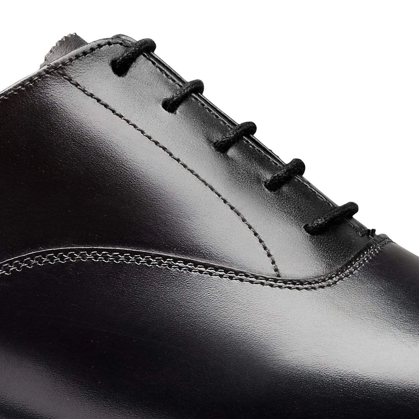 Radstock Black Calf Stitched Oxfords