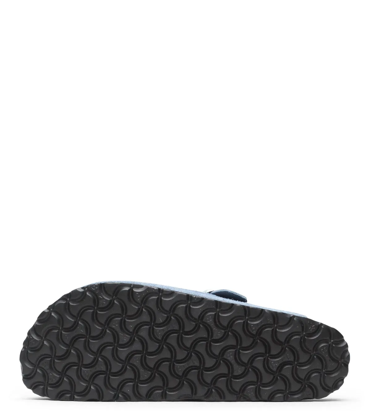 Birkenstock Boston Suede Braided Blue Smooth Surface