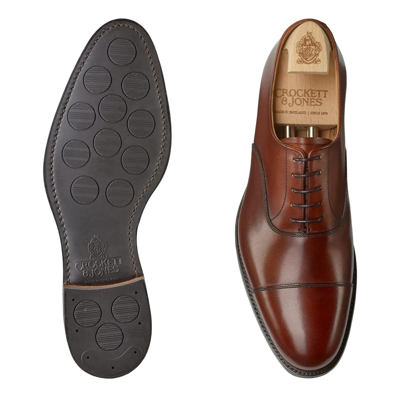 Dorset 2 Chestnut Burnished Calf Travel Friendly Leather Fit
