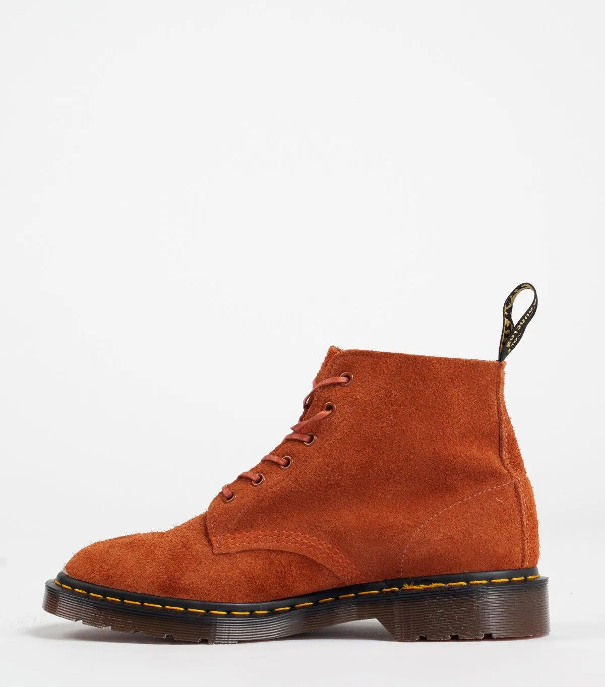 Dr. Martens 101 Suede Ankle Boot Rust narrow - fit