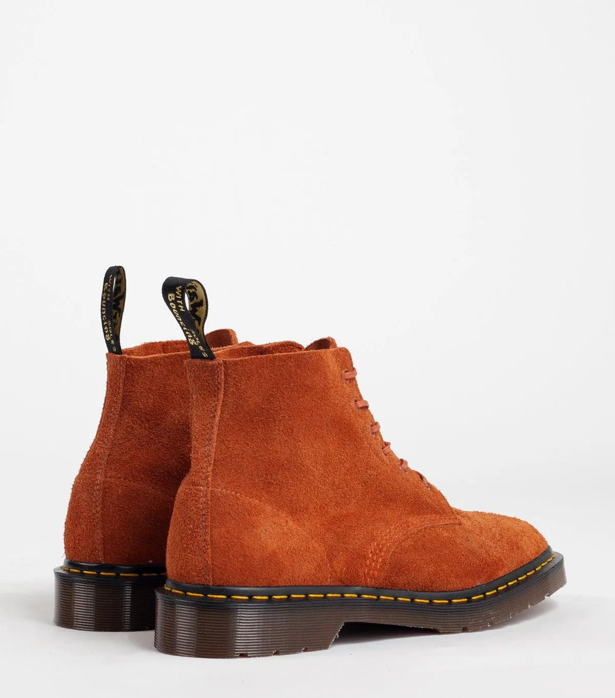 Anti - odor Dr. Martens 101 Suede Ankle Boot Rust