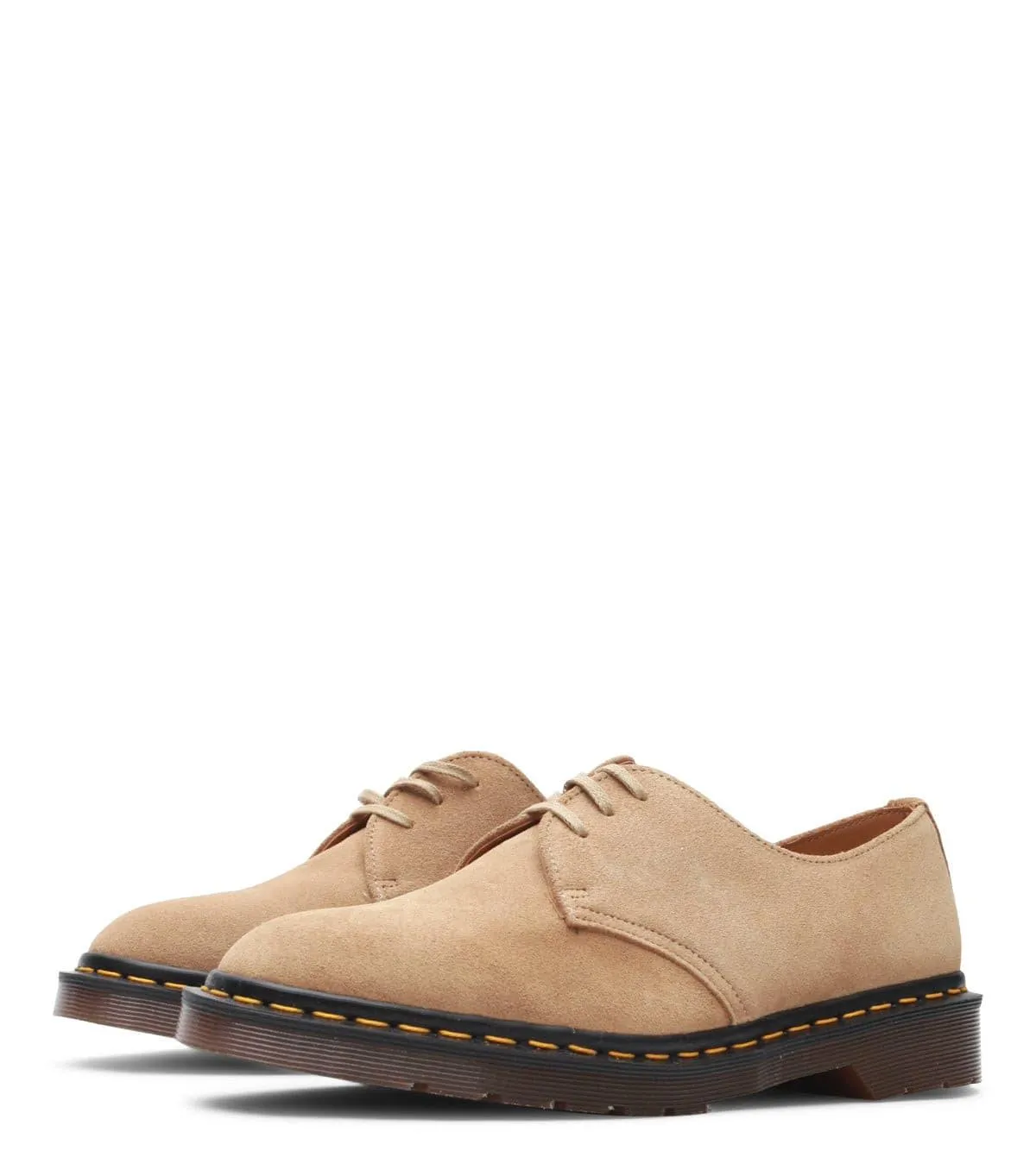 Slim Style cultural Dr. Martens 1461 Made in England Buck Suede Oxford Almond