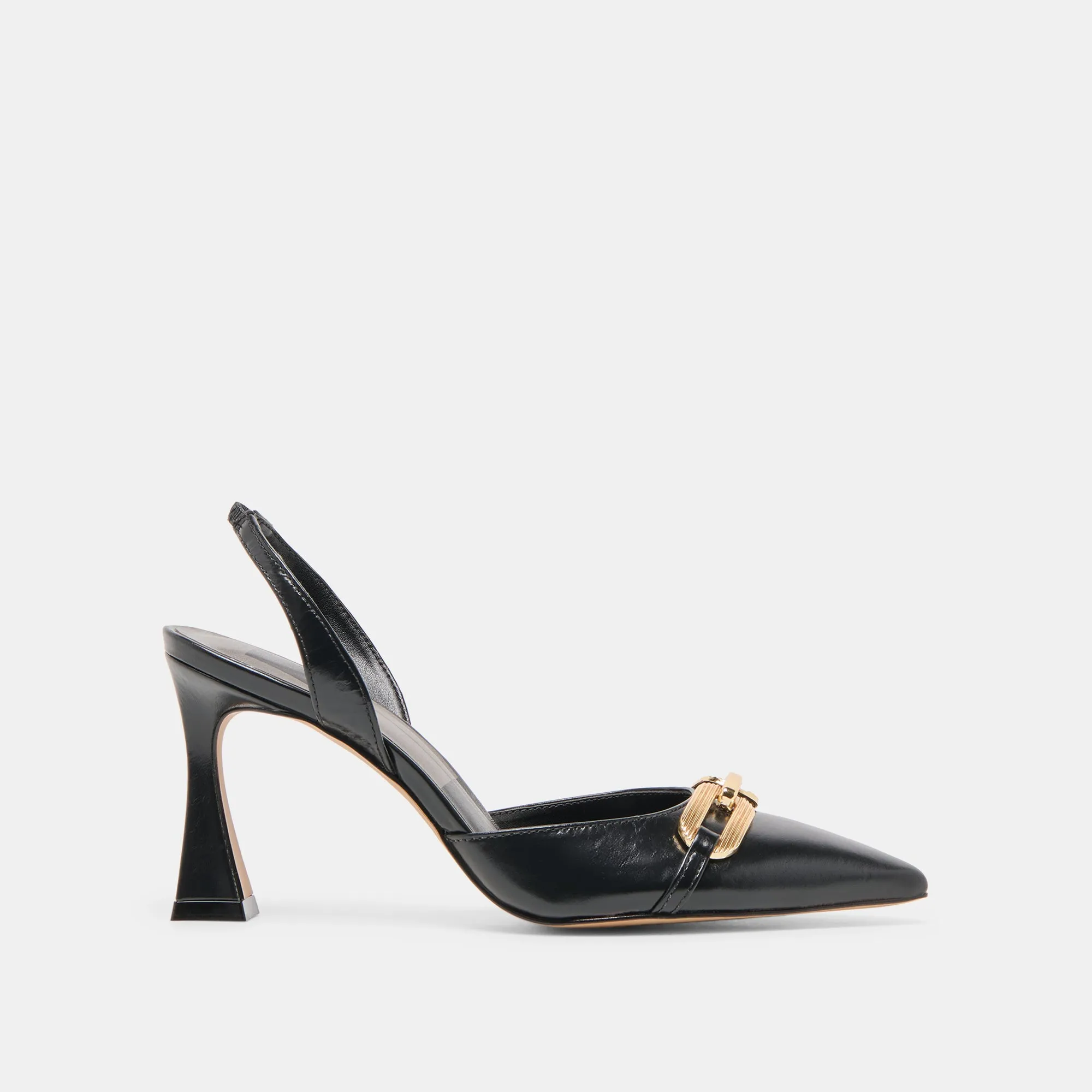 Comfortable Design Party Heels MALIK HEELS MIDNIGHT CRINKLE PATENT