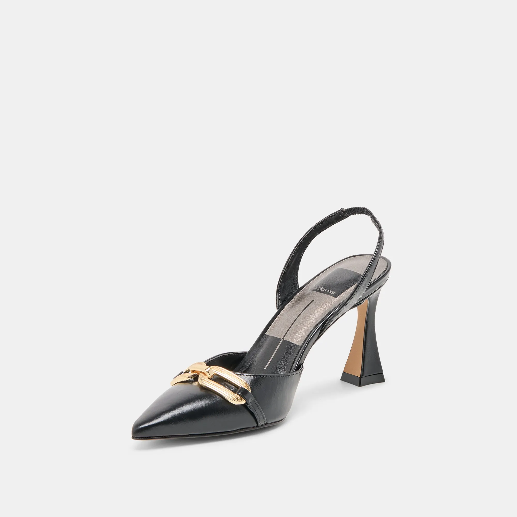 Fall Footwear High Quality Shoes MALIK HEELS MIDNIGHT CRINKLE PATENT