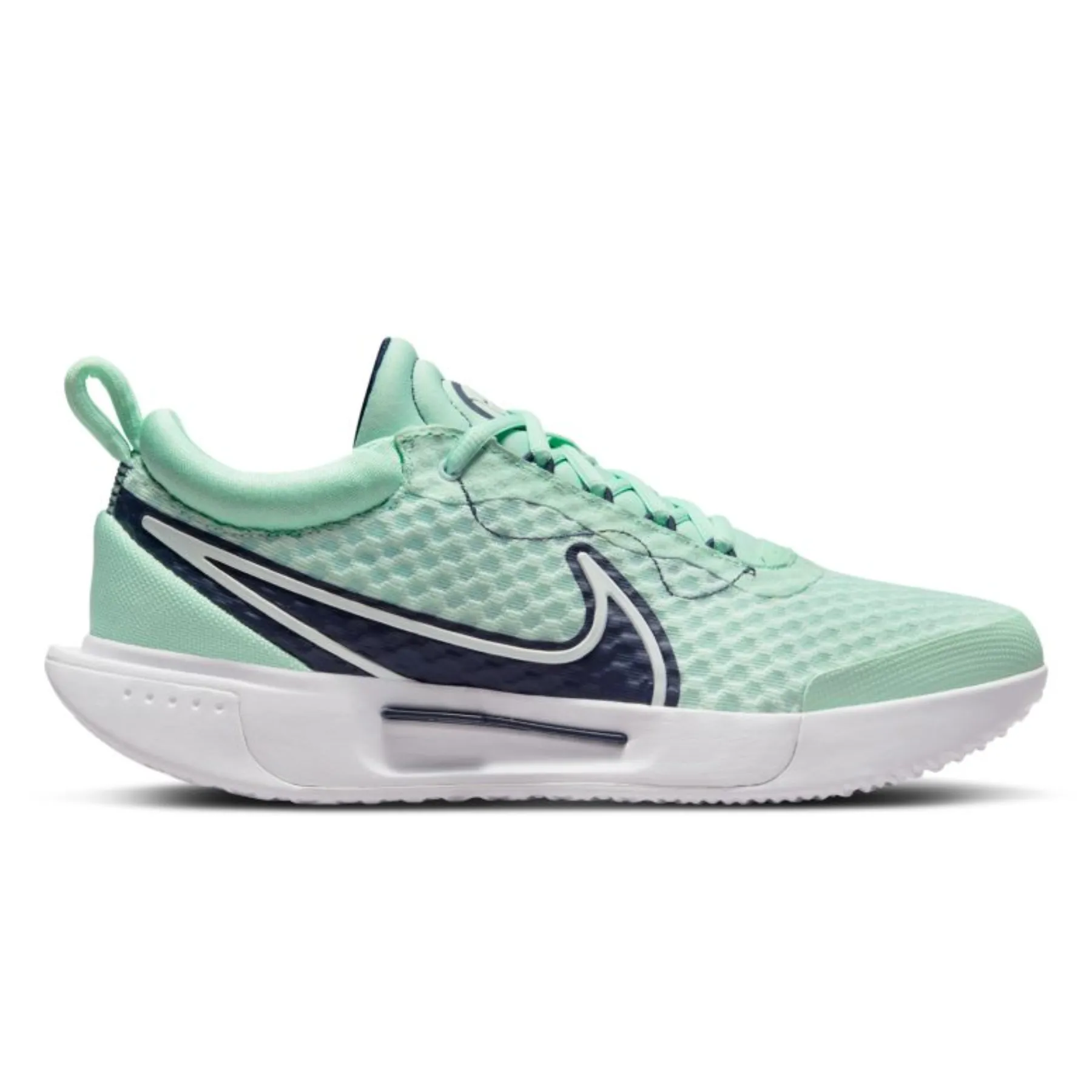 Nike Court Zoom Pro Mint Foam/Obsidian White Women Hard Court Tennis Shoes Anatomical shape