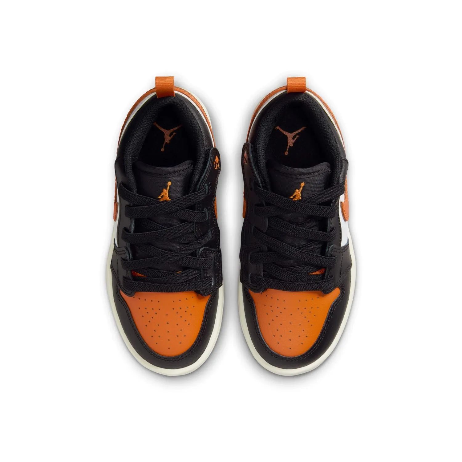 Kid's Air Jordan 1 Low ALT 'Black Starfish' Trail Walk TPROutsole
