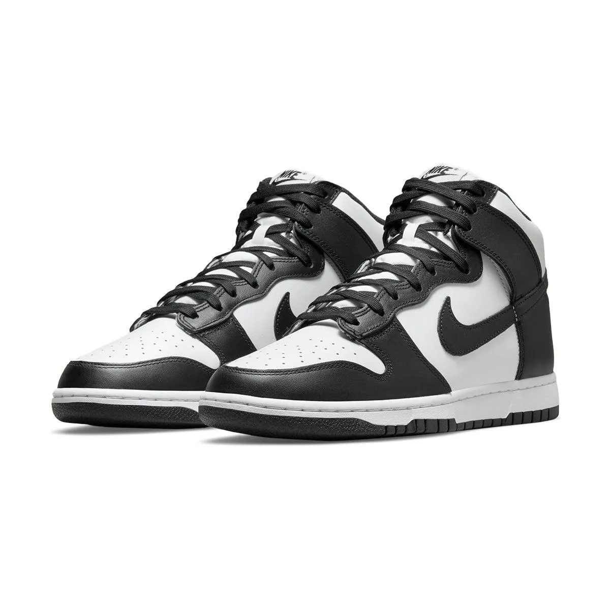 Dunk High Retro 'Black White' Quick Steps