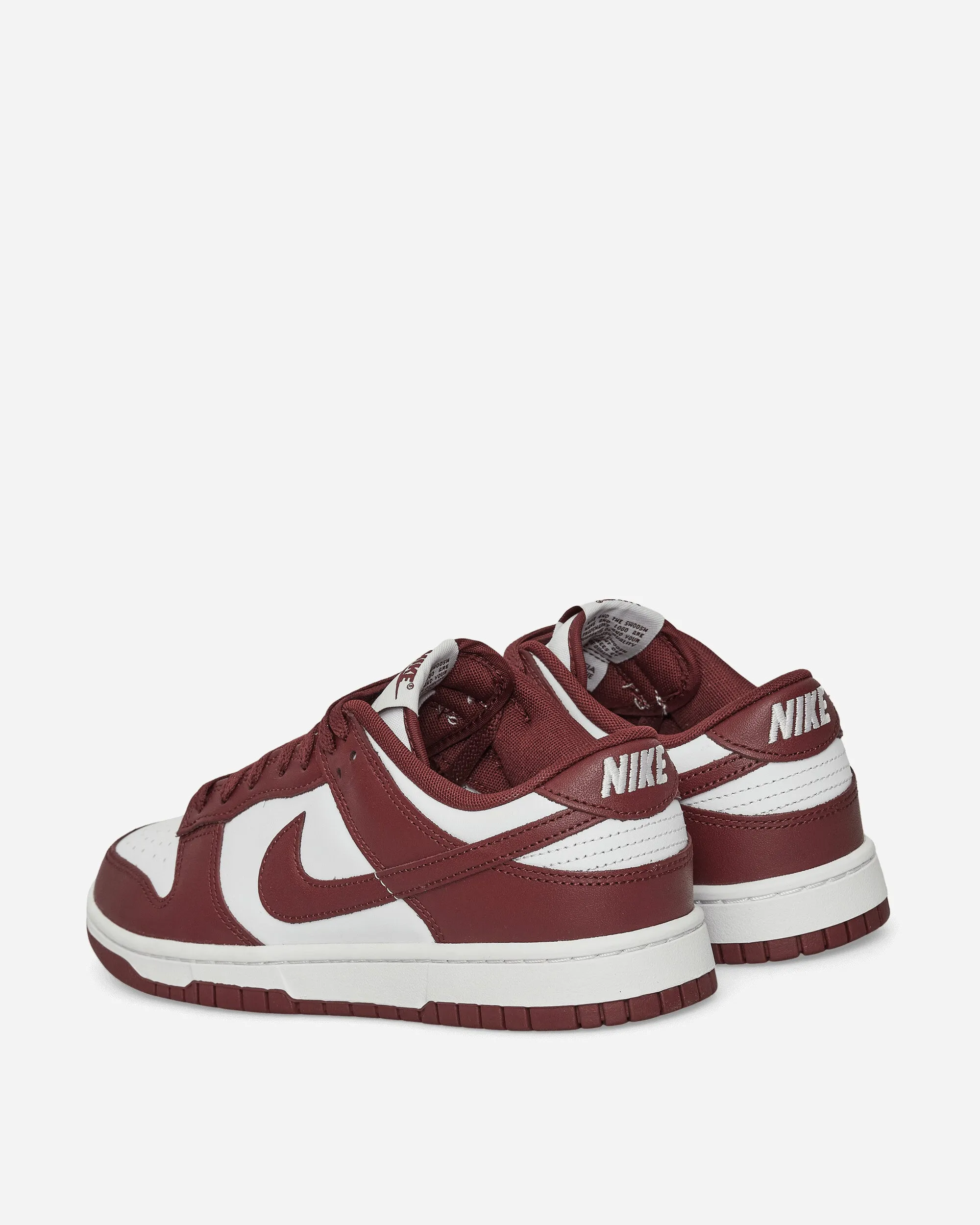 Step Friendly Dunk Low Retro Sneakers White / Redwood
