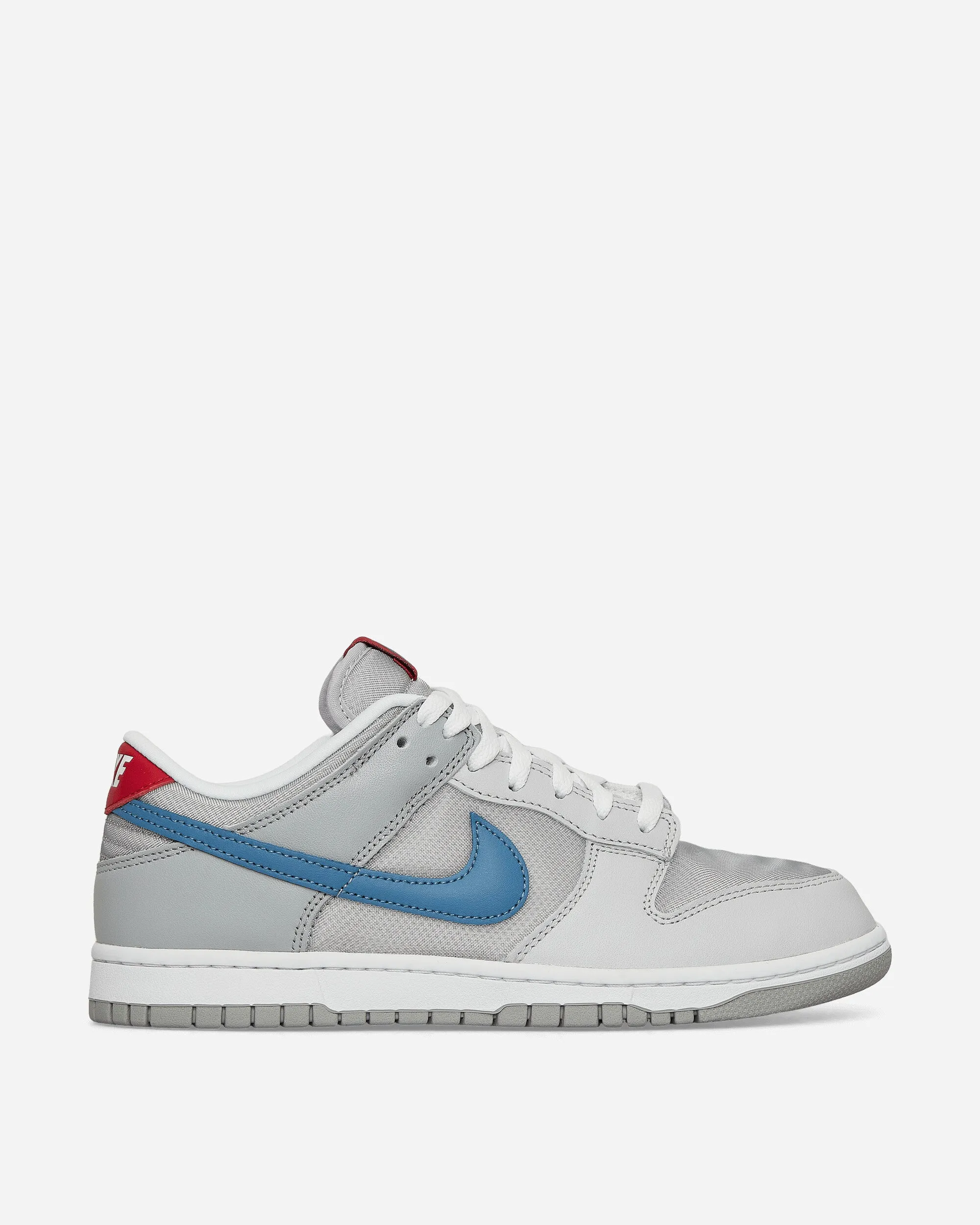 Flexible Support Dunk Low Sneakers Silver Blue