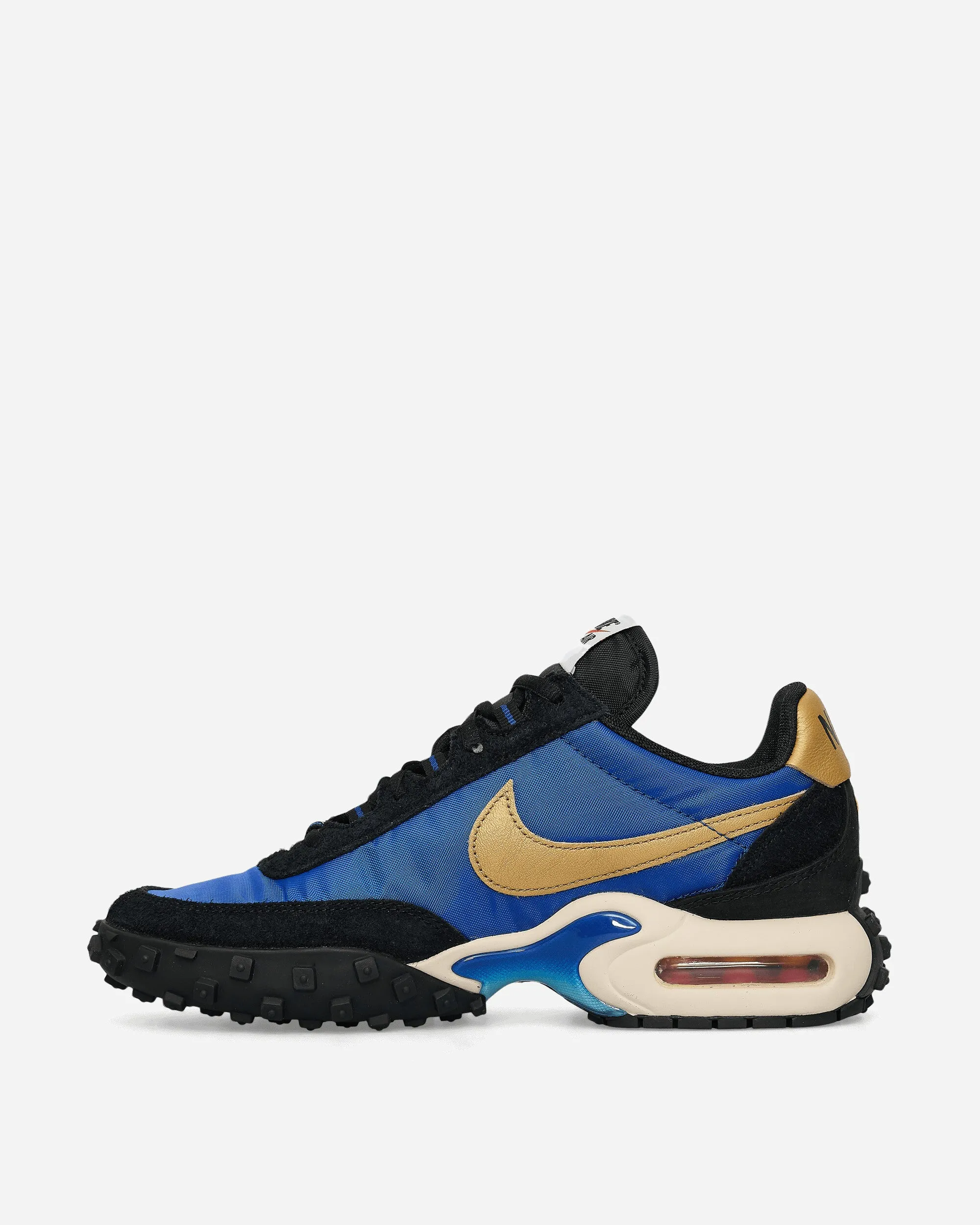 Air Max Waffle Sneakers Black / Hyper Blue Relaxed Look Shoes
