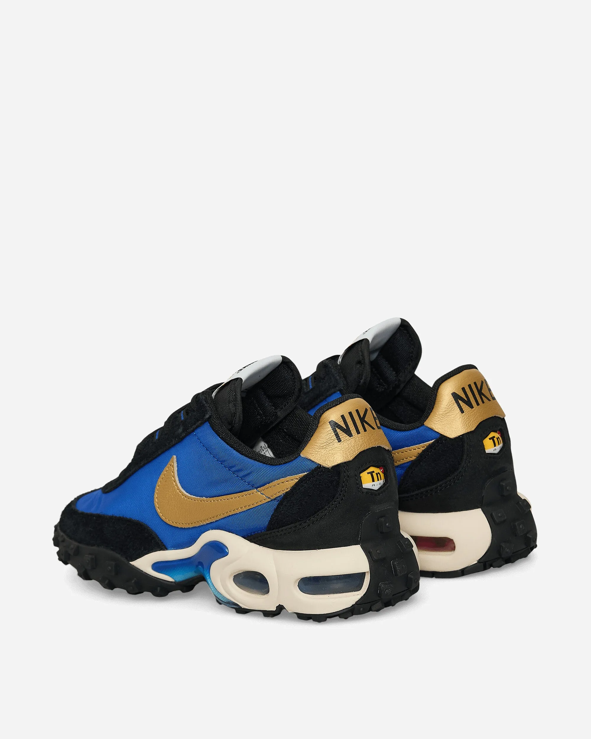 Air Max Waffle Sneakers Black / Hyper Blue Fit Everyday Work Day
