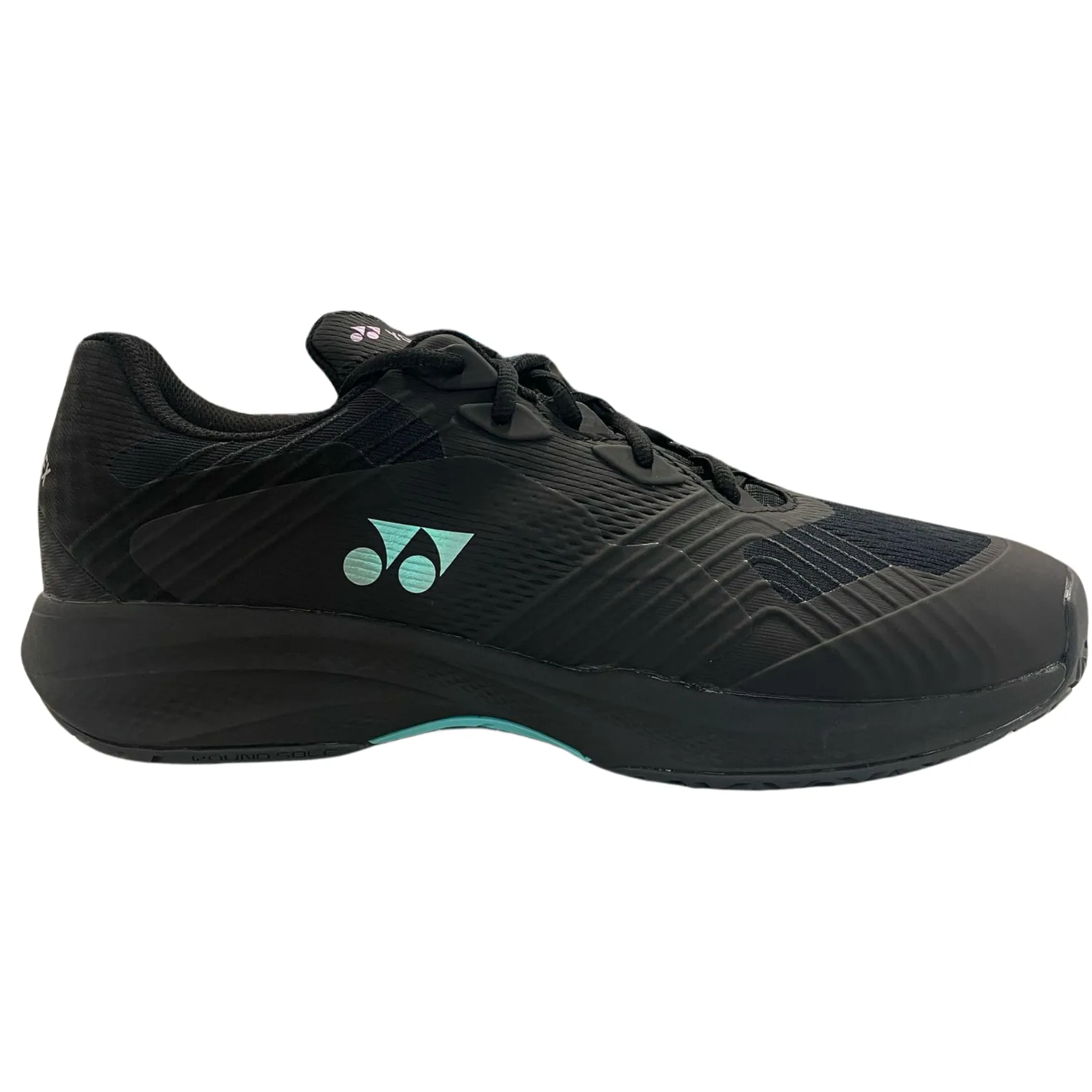 Agility Support Yonex Sonicage Wide All Court Power Cushion Mens Tennis Shoes - Black