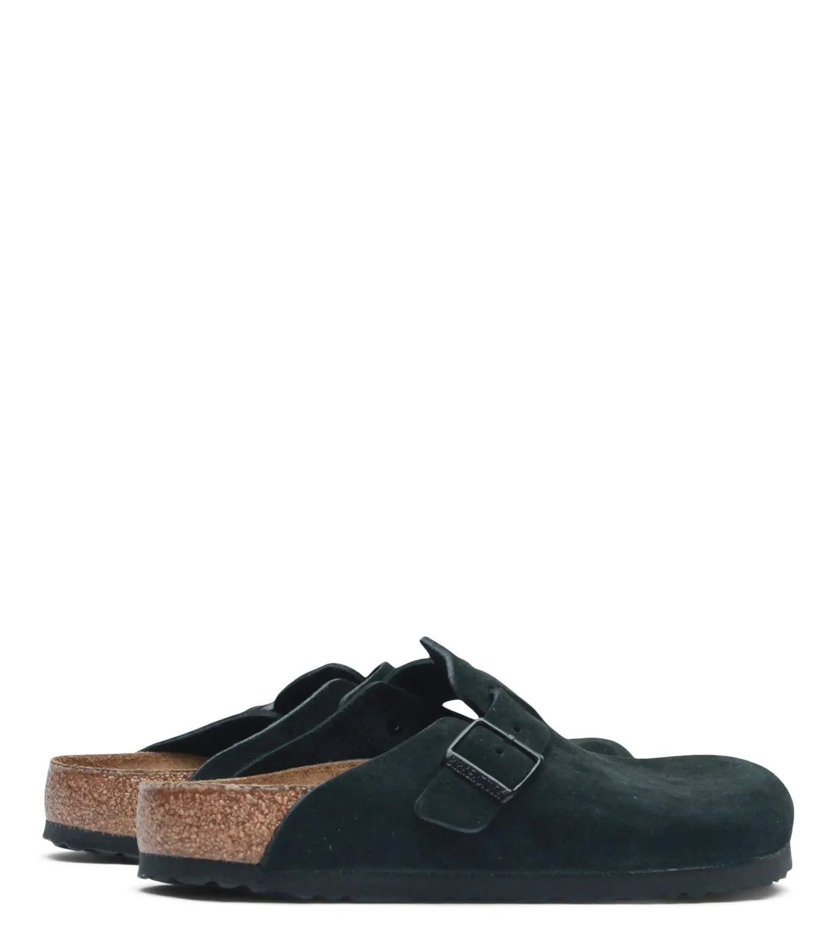 walkers' stability padding - type Birkenstock Boston Soft Footbed Suede Black