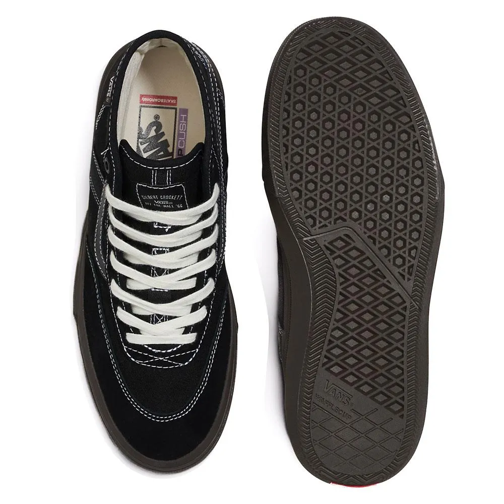 Sleek Step Stylish Appearance Vans Skate Crockett High - Black/Chocolate