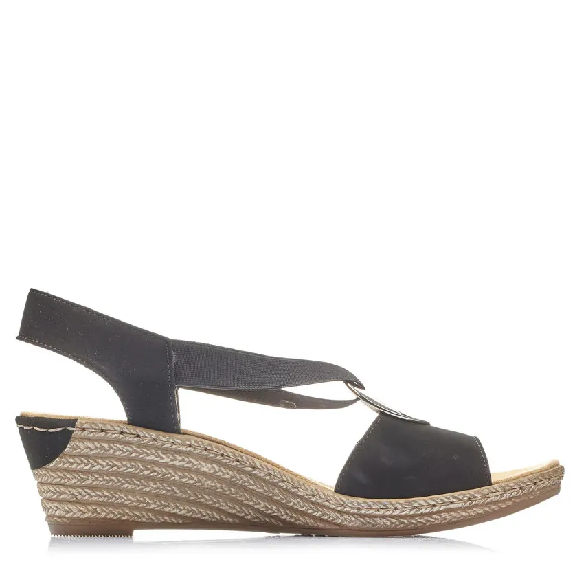 WOMEN'S 624H6 FANNI Elastic Band Open Toe Heels