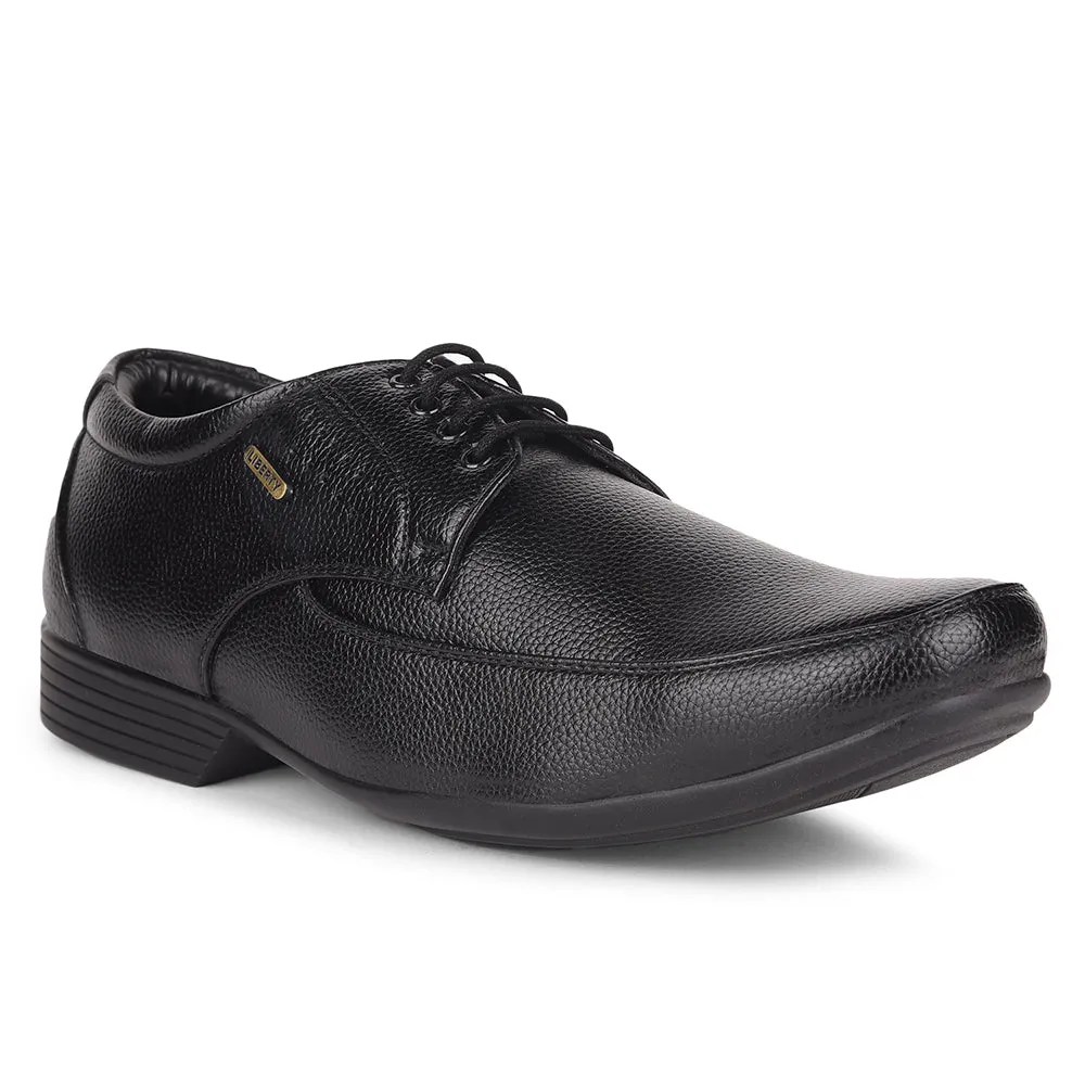 Fortune By Liberty HIL-10 Formal Derby Shoes For Men - Black Office Uniform