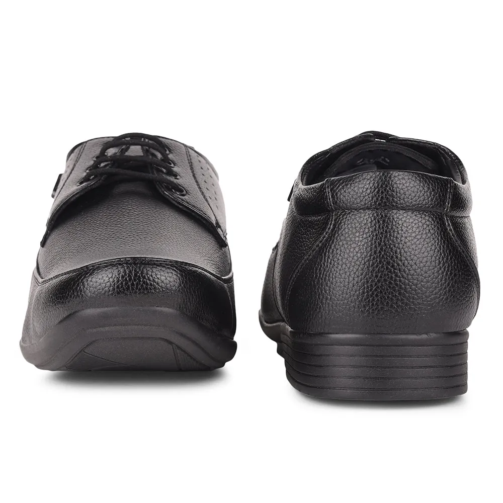 Smart Events Fortune By Liberty HIL-10 Formal Derby Shoes For Men - Black