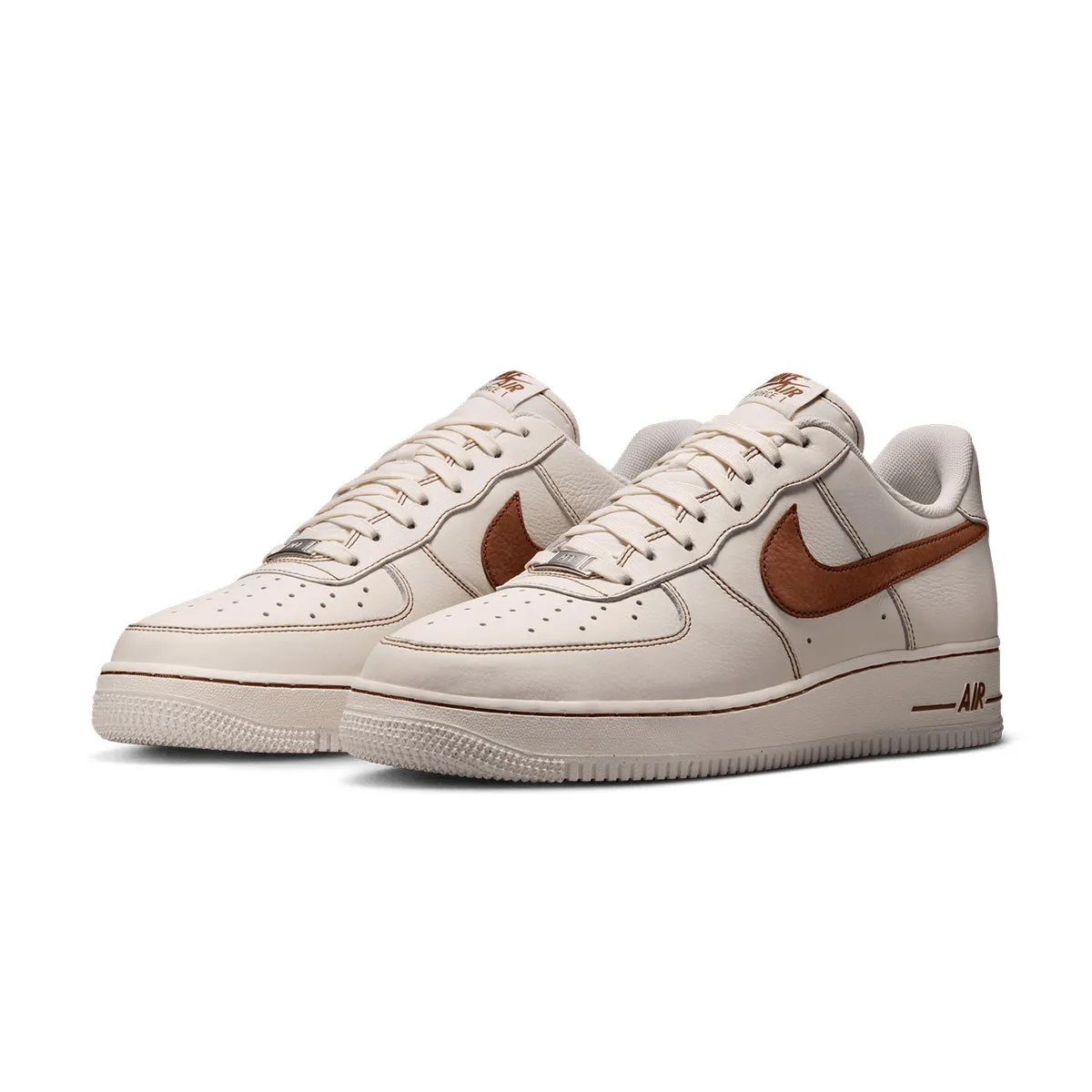 Air Force 1 '07 LV8 'Ivory Brown' Comfortable Style Total Balance