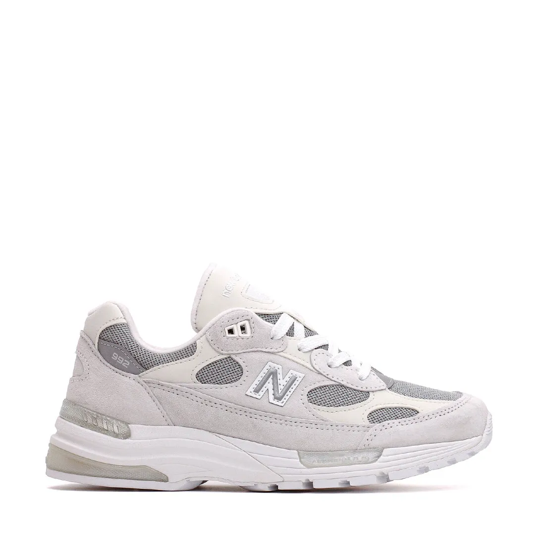 New Balance Unisex Made in USA 992 White Reflection U992NC business - travel running shoes