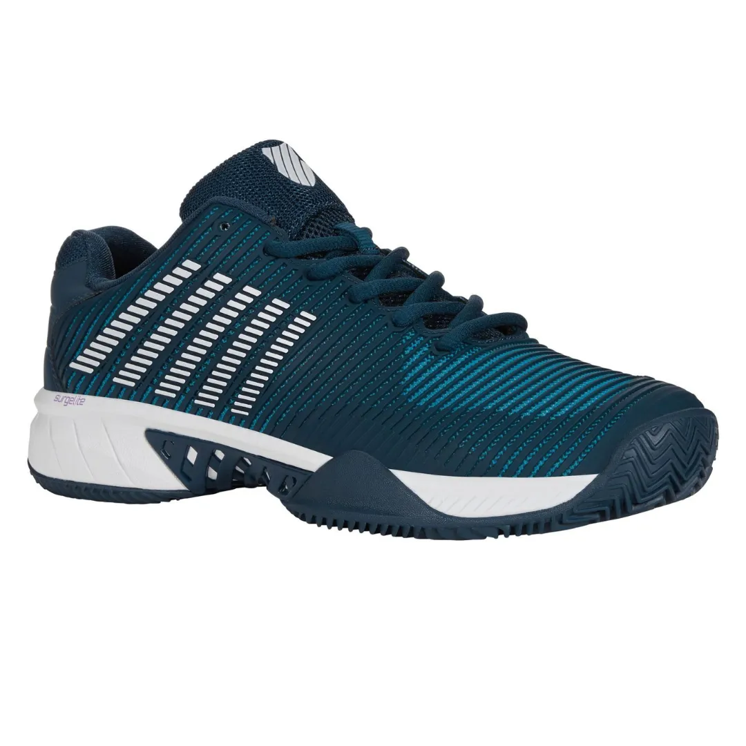 K Swiss Hypercourt Express 2HB Mens Tennis Shoes - Reflecting Pond/White Foot Freedom Form Fit