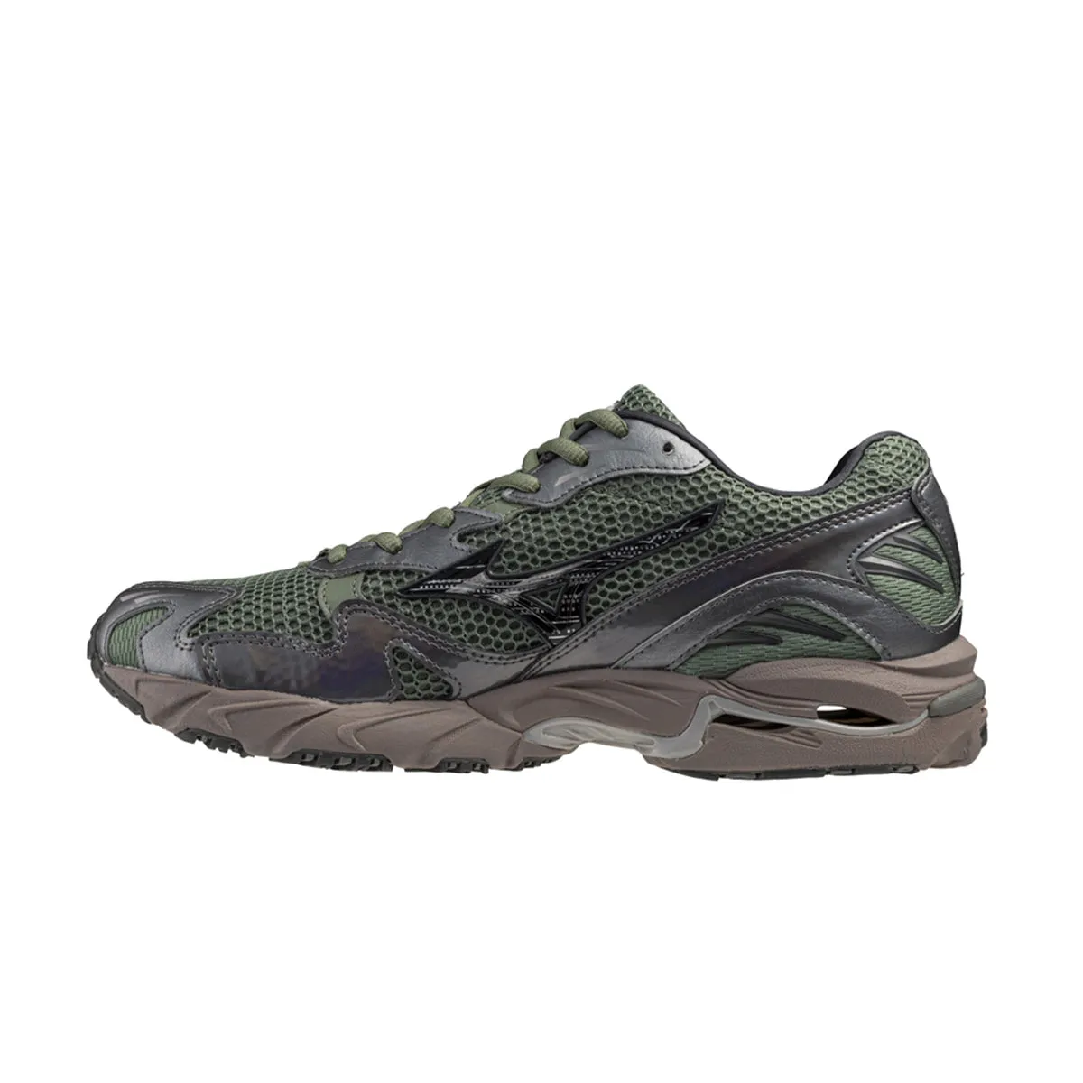 Wave Rider 10 'Agave Green Metallic Grey' Reinforced Seams