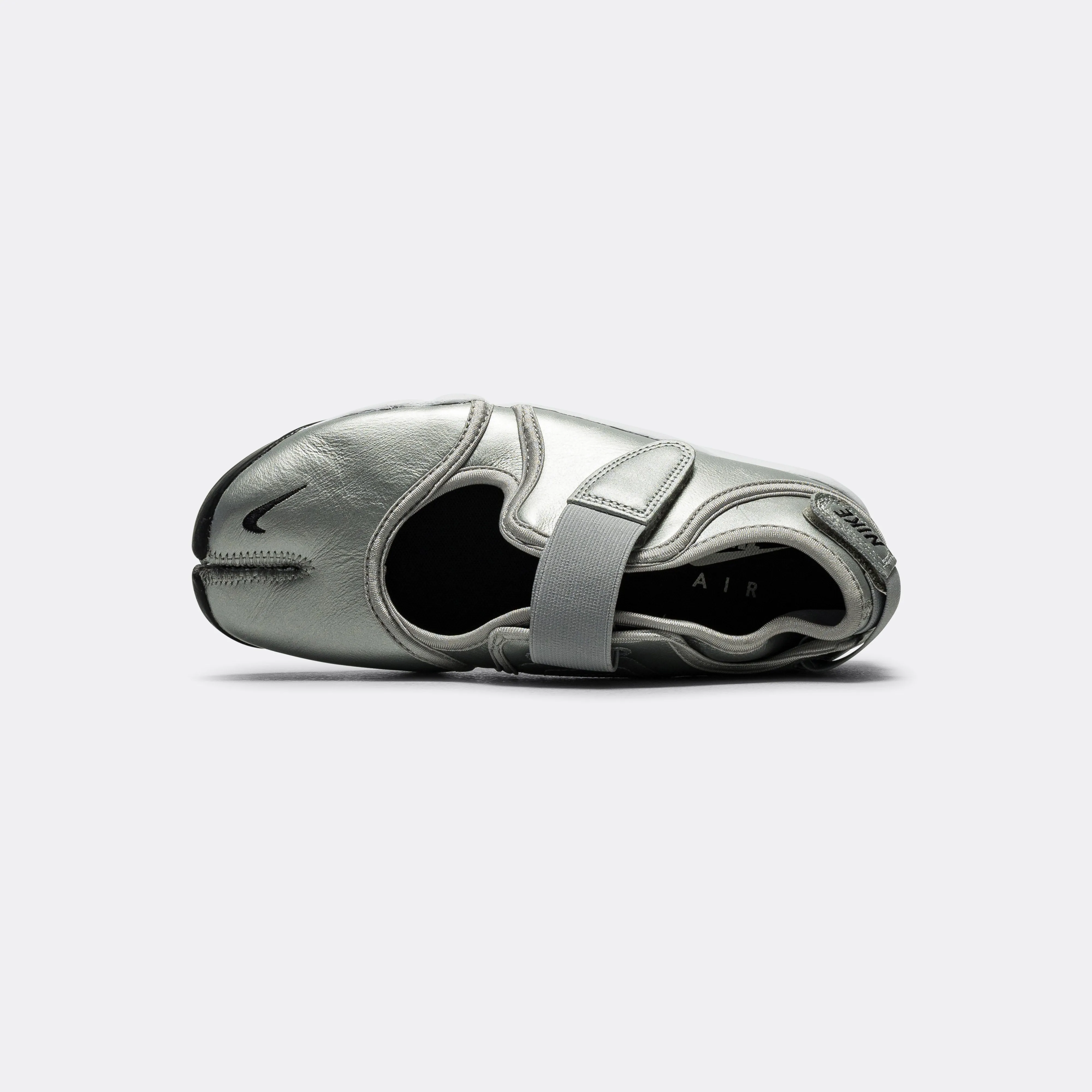 Womens Air Rift - Metallic Silver/Sail-Black Retro-inspired cushioning